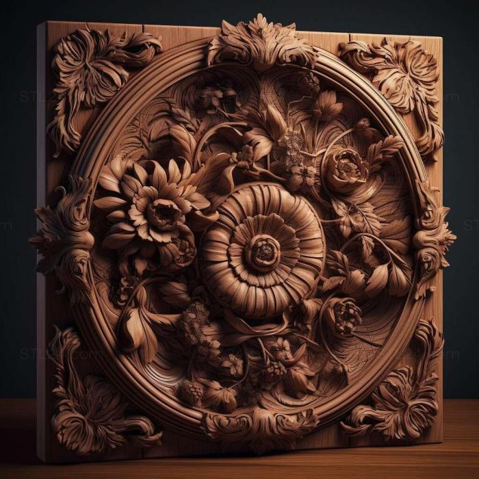 Patterns and decorations (stl luxury 4, PATTERN_380) 3D models for cnc